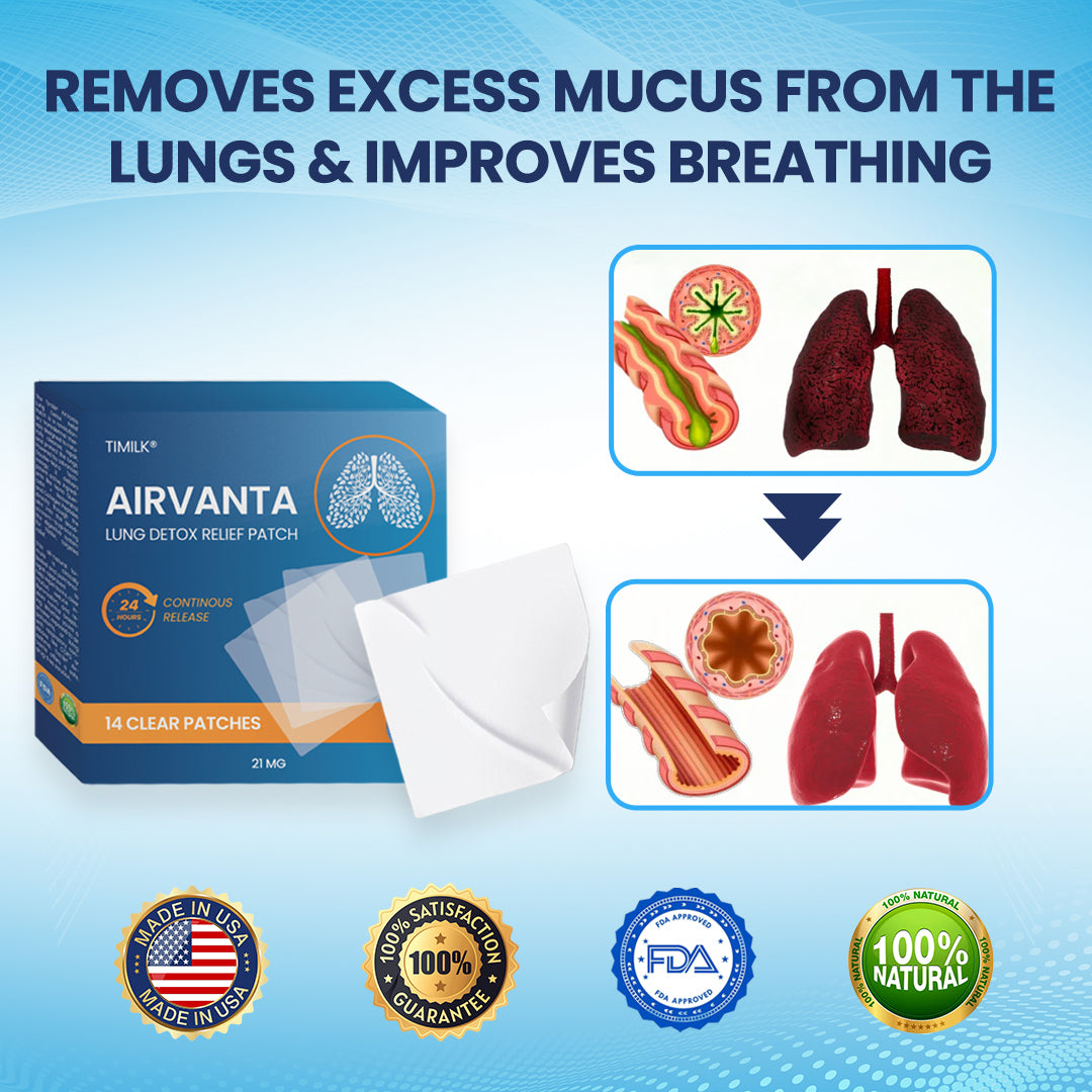 Timilk® AirVanta Lung Detox Relief Patch🌟