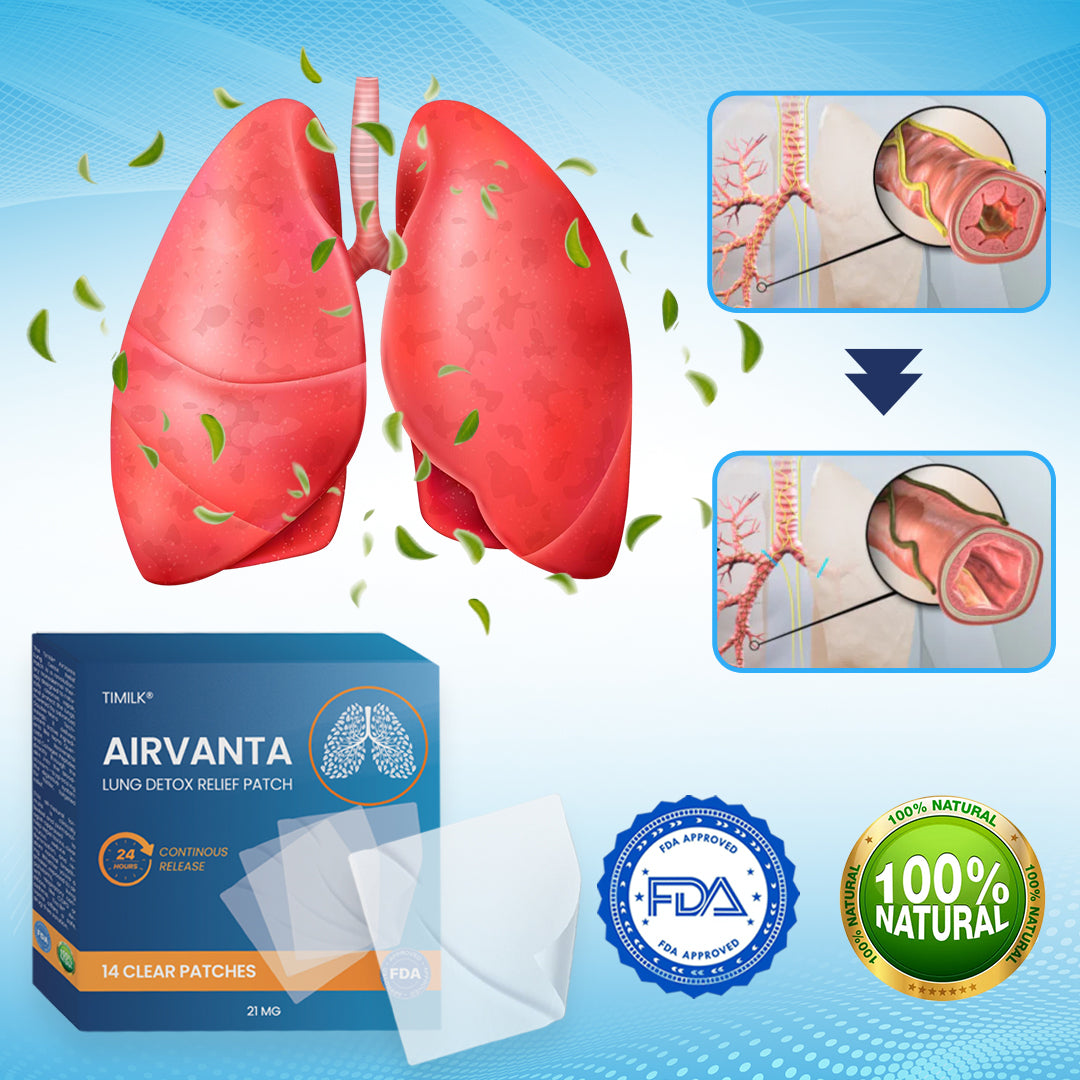 Timilk® AirVanta Lung Detox Relief Patch🌟