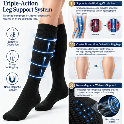 Mresio® VenoMag Nano-Magnetic Professional Leg Circulation Socks