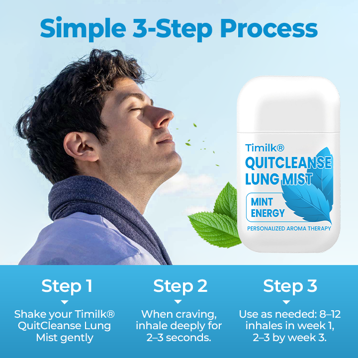 Timilk® QuitCleanse Lung Mist — Break Free From Cigarettes in 21 Days🌟