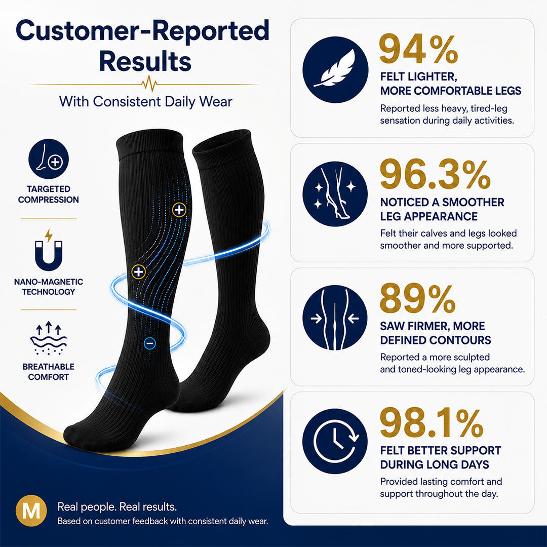 Mresio® VenoMag Nano-Magnetic Professional Leg Circulation Socks