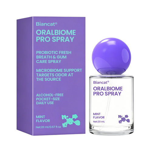 ✨FRESH-BREATH UPGRADE FOR DAILY USE 💜 Biancat® OralBiome Pro Spray  🦷 Probiotic Support for Fresh Breath, Gum Comfort & Oral Balance ✨