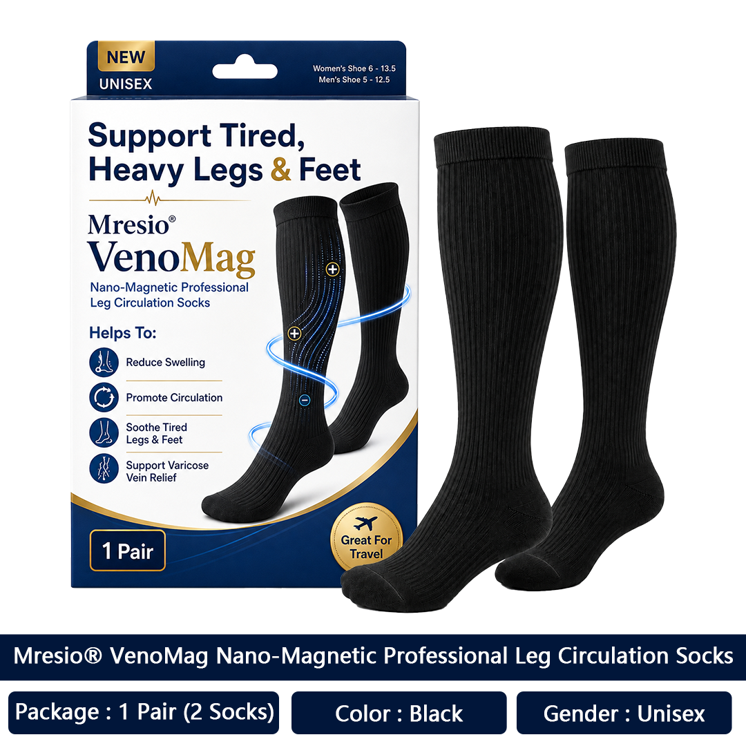 Mresio® VenoMag Nano-Magnetic Professional Leg Circulation Socks