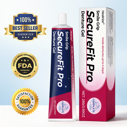 Healrize® SecureFit Pro Denture Gel 🌟