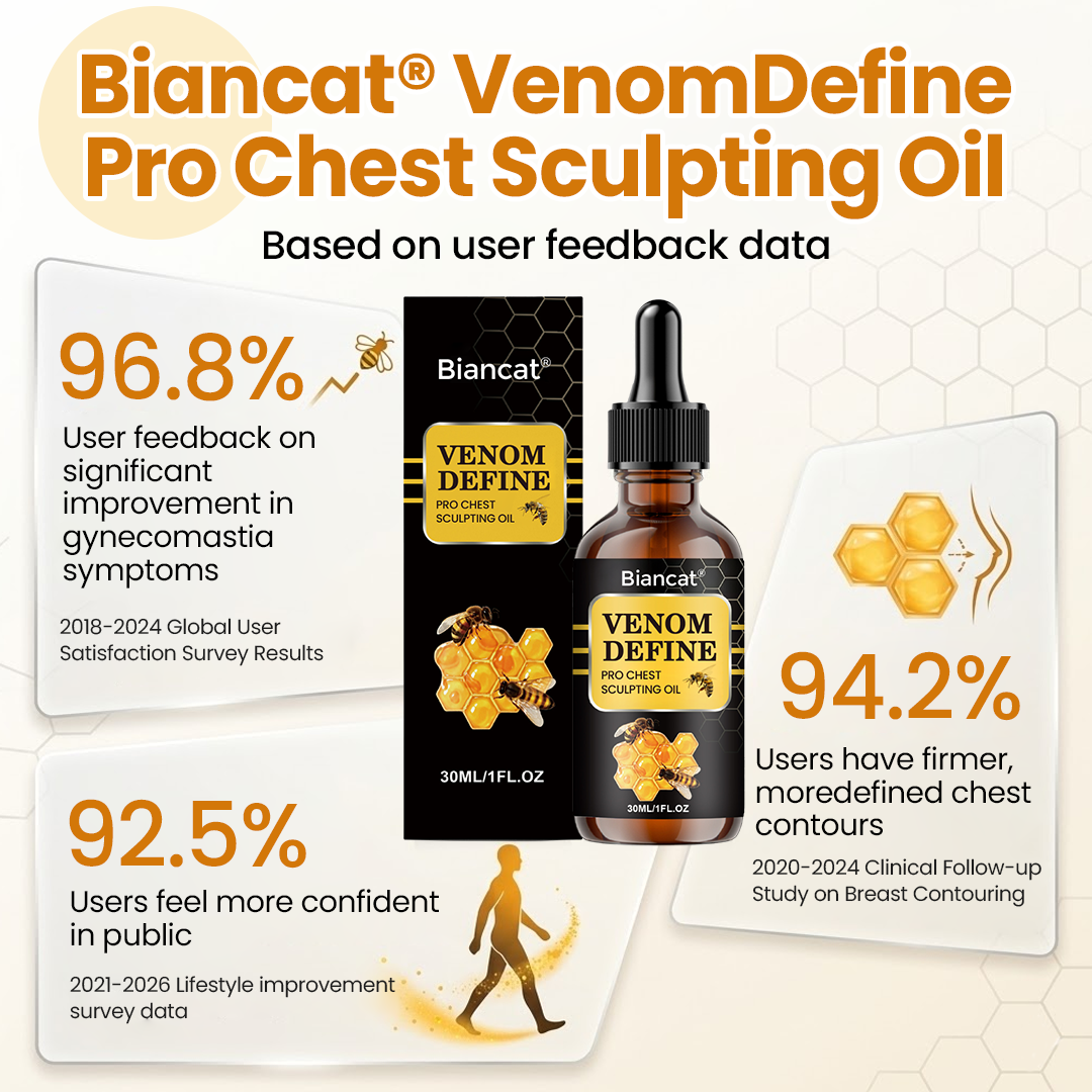 Biancat® VenomDefine Pro Chest Sculpting Oil 🌟