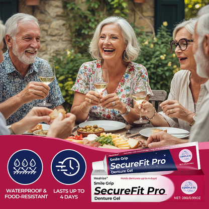 Healrize® SecureFit Pro Denture Gel 🌟