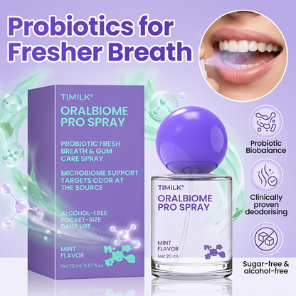 ✨FRESH-BREATH UPGRADE FOR DAILY USE 💜 Biancat® OralBiome Pro Spray  🦷 Probiotic Support for Fresh Breath, Gum Comfort & Oral Balance ✨