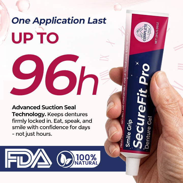 Healrize® SecureFit Pro Denture Gel 🌟