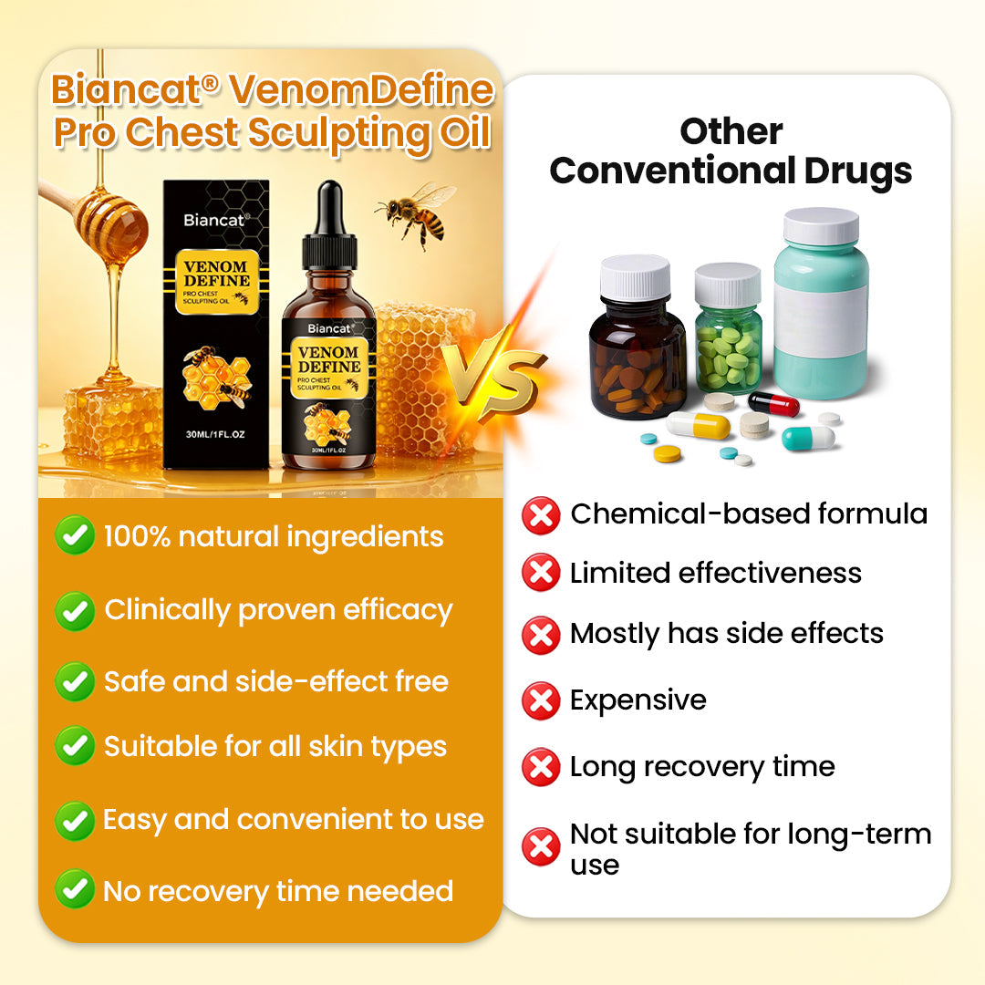 Biancat® VenomDefine Pro Chest Sculpting Oil 🌟