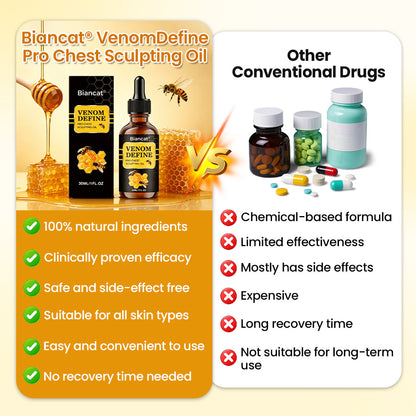 Biancat® VenomDefine Pro Chest Sculpting Oil 🌟