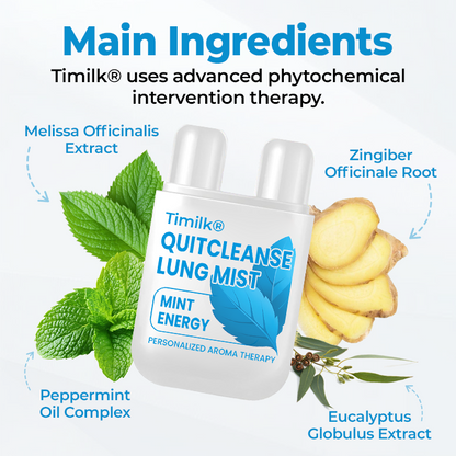 Timilk® QuitCleanse Lung Mist — Break Free From Cigarettes in 21 Days🌟