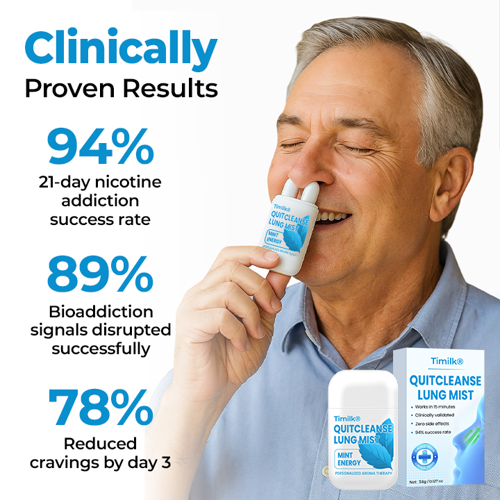 Timilk® QuitCleanse Lung Mist — Break Free From Cigarettes in 21 Days🌟