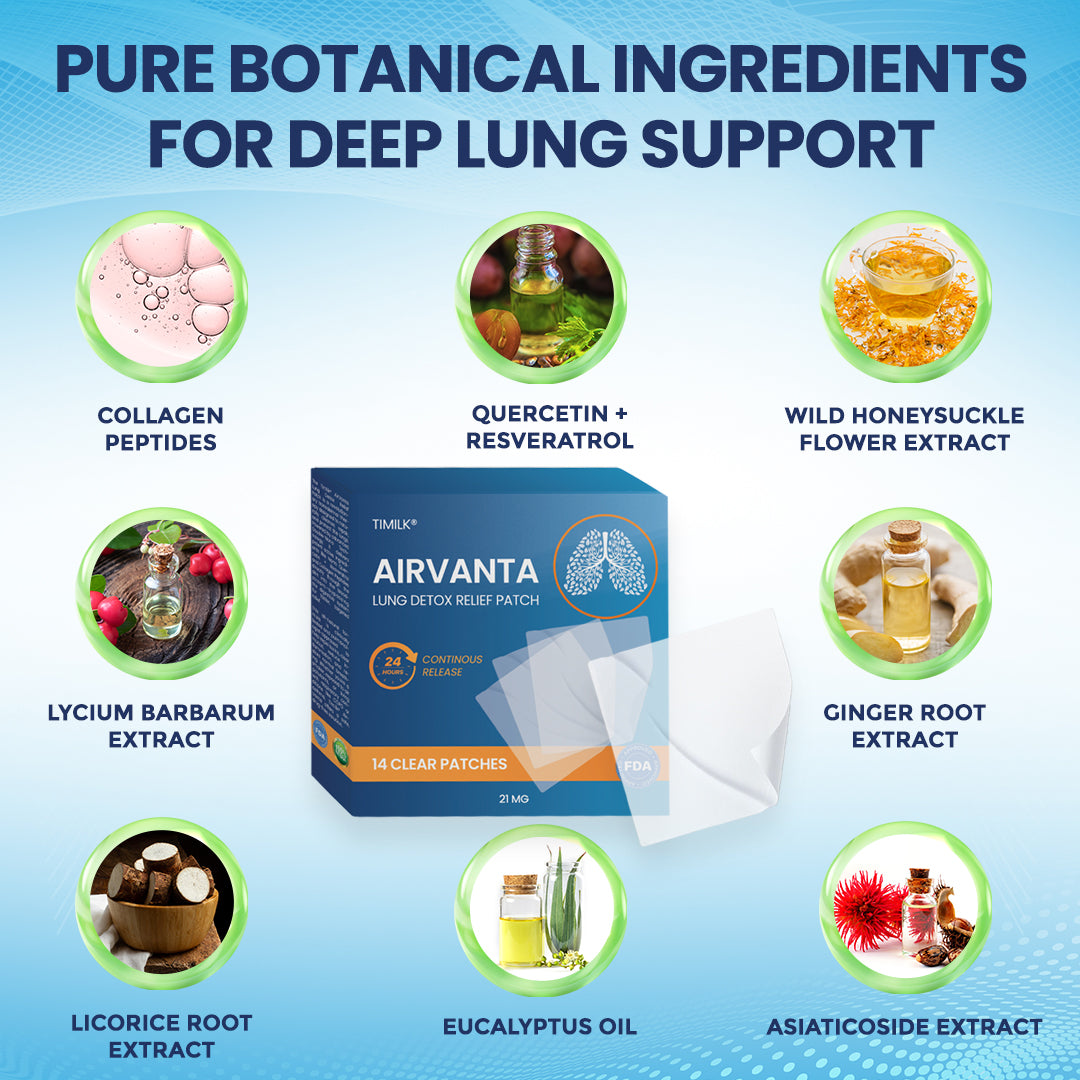 Timilk® AirVanta Lung Detox Relief Patch🌟